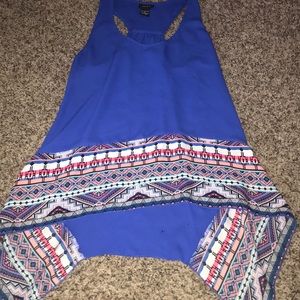 Pattern tank top